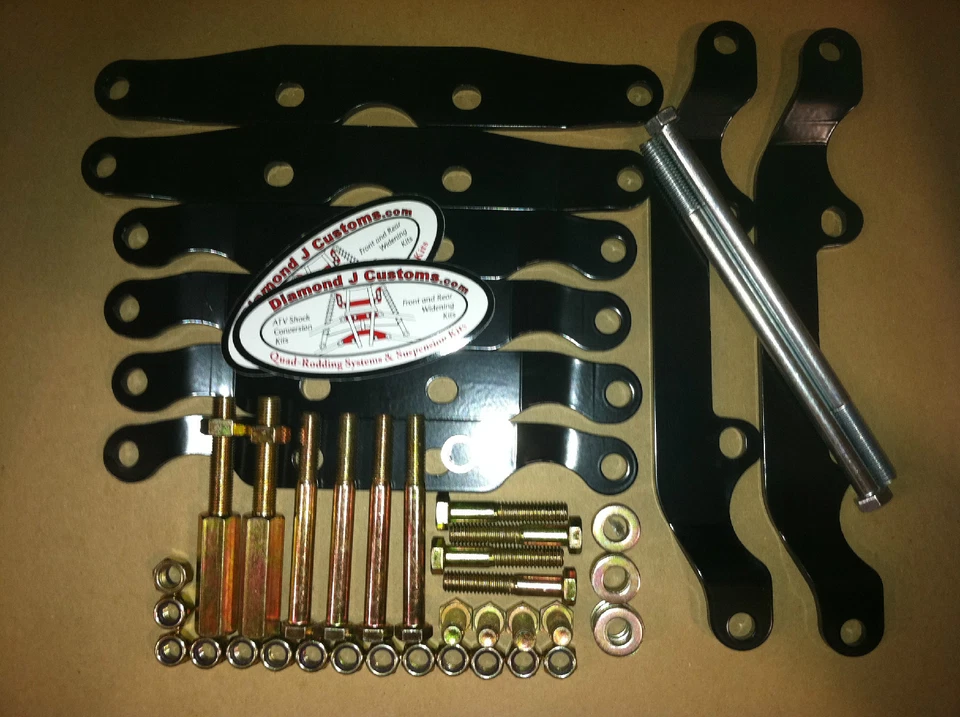 Kit de ensanchamiento de suspensión atornillable para ATV Yamaha Raptor 90 brazos en A anteriores a 2014 +6 Foto 2 de 4