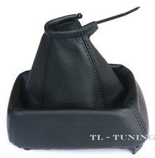 Schaltsack Schaltmanschette passend für OPEL VECTRA B Bj. 95-03  Leder / SCHWARZ