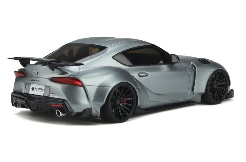 1:18 Toyota A90 Supra by Prior Design -- Phantom Matte Grey -- GT 