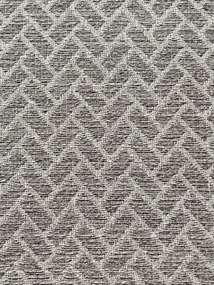 7 YDS Clarke & Clarke Cipriani Smoke Geometric Fabric F0982/07