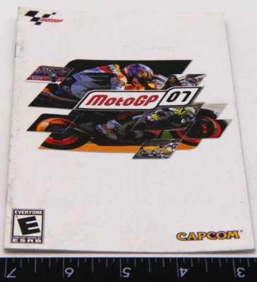 MotoGP 07 Playstation 2 PS2 Game Manual Only Moto GP Capcom | eBay