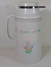 Thermal Pitcher Made In Japan Vintage 1980's 6 Cups Clean 