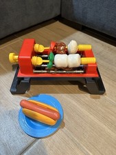 Vintage Fisher Price Fun With Food Sizzling Barbecue Kabob Set 2110 1988