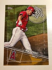 2022 Topps Greatest Hits Jumbo 5x7 01/10 Mike Trout Angels 21GH-4