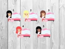 Make Bed, Chore Girl Planner Stickers- Perfect For Any Planner- Erin Condren