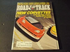 Road and Track June 1986 New Corvettes, Shelby GLH, Lotus Turbo ID:73916