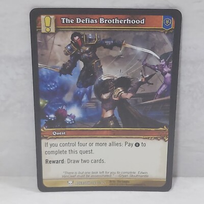 Defias World Of Warcraft Heroes Of Azeroth The Defias Brotherhood 340/361 Foil ...