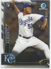 Miguel Almonte Kansas City Royals 2016 Bowman Chrome 16' Vending