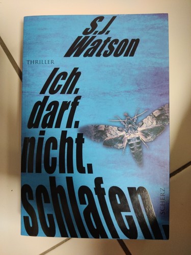 Ich Darf Nicht Schlafen Buch Ich. Darf. Nicht. Schlafen. | Von S.J. Watson | Thriller | eBay