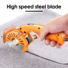 100C Round Knife Cloth Cutting Machine Electric Rotary Fabric Leather Cutter