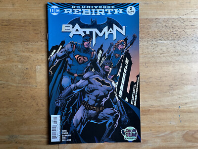 2016 DC COMICS COMIC BOOK BATMAN REBIRTH 2 ICONIC ANTIHERO SELF ...