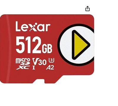 Lexar Play 512GB microSDXC microSD Karte UHS-I TF Card U3 A1 C10