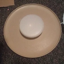 Tupperware 492-5 3 Piece Almond Chip & Dip Serving Tray with Bowl and Lid NICE