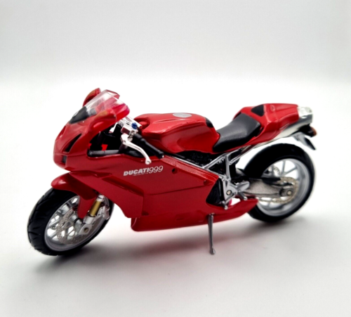 Motocicleta Ducati 999 Testastretta 2003 modelo a escala 1:24 coleccionistas moto en muy buen estado - Imagen 1 de 3