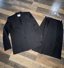 KASPER for ASL 2 pc Jacket Skirt Suit Set size 6 1 Button Blazer