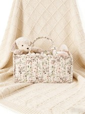 New Boho Baby Diaper Caddy Cotton Rope Nursery Organizer Basket Portable