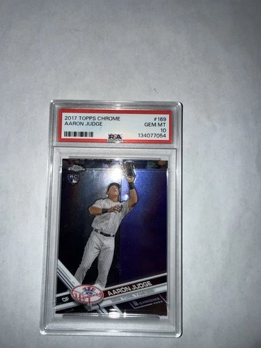2017 Topps Chrome - Aaron Judge #169 (RC) Yankees MVP PSA 10 Gem Mint