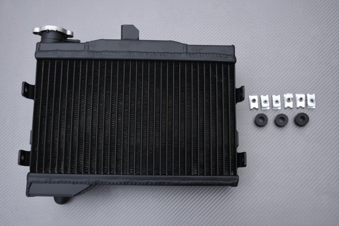Radiateur eau noir racing anti surchauffe moteur pour Yamaha MT07 2021-2024