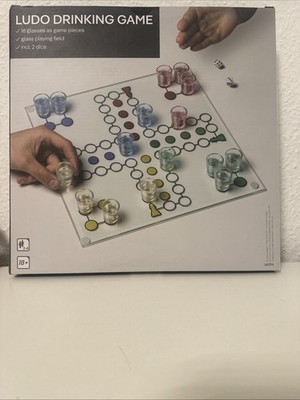 Trinkspiele Set - 16 Gläser, Saufspiel, Drinking Ludo