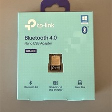 New TP-LINK UB400 Bluetooth 4.0 Nano USB Adapter Plug Play for PC, Audio, PS4