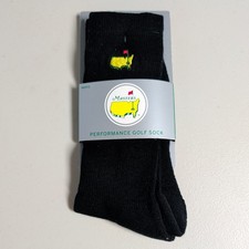 2026 Masters Performance Golf Socks Men  s Black