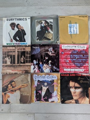 New Wave & Synth-Pop Perlen  9x 7'' Eurythmics, Visage, Yazoo, Culture Club