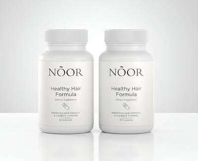 NOOR Hair Healthy Hair Formula Supplement Supporting Thick Hair 120 Capsules