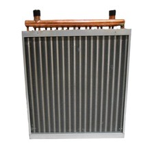 17x22 Water to Air Heat Exchanger Hot Water Coil Outdoor Wood Furnace