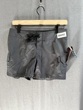 00492 NWT KANU SLATE GREY SURF SWIMMING SHORTS WOMEN  S SIZE 2