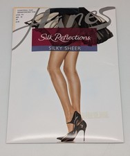 Hanes Silk Reflections Silky Sheer Control Top  RT Pantyhose Size CD - Up To 6'