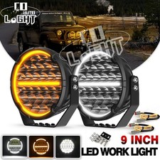 Colight 79inch Round Led Work Lights Spot Flood Combo Offroad Driving For Jeep