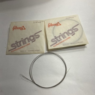 GIBSON Banjo Strings D Or 4th Loop End Wound Lot Of 6 Strings