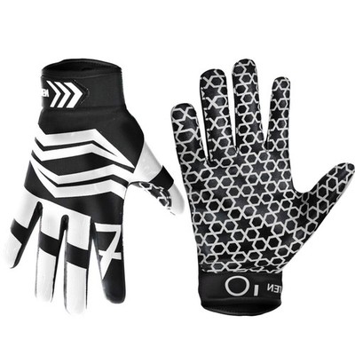 Youth Football Gloves Pro 3.0 Elite Ultra-Stick Sports Receiver Glove S M L