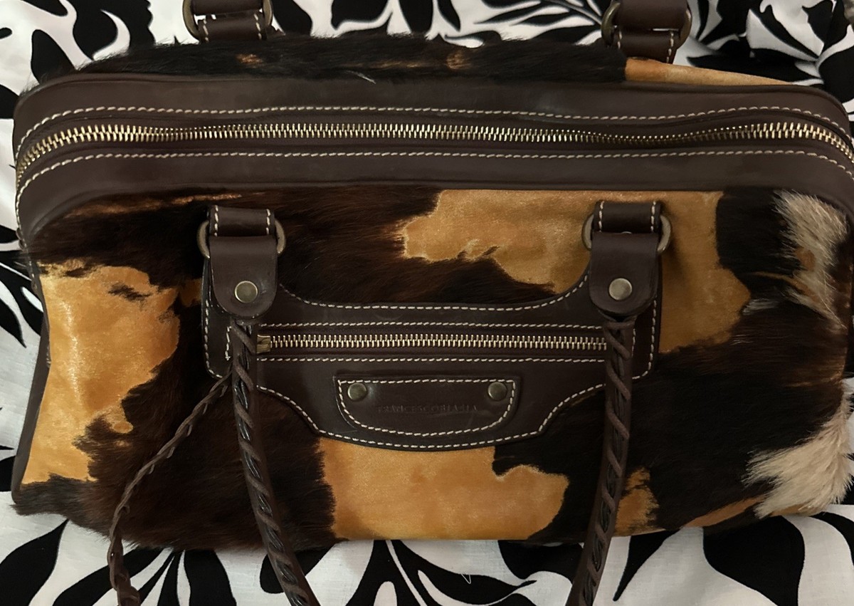 レディース Francesco Biasia Braided Leather Bag Y2K