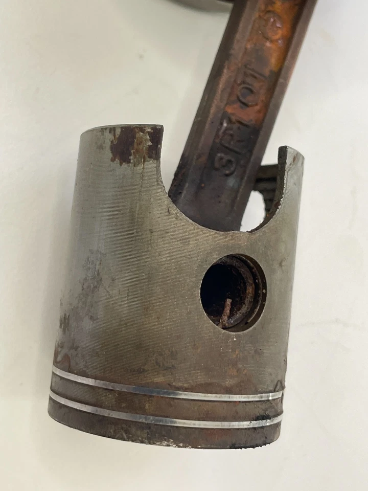 1988 Yamaha YSR50 YSR 50 OEM BUSTED Crank Connecting Rod Junk Piston - Image 3 of 4