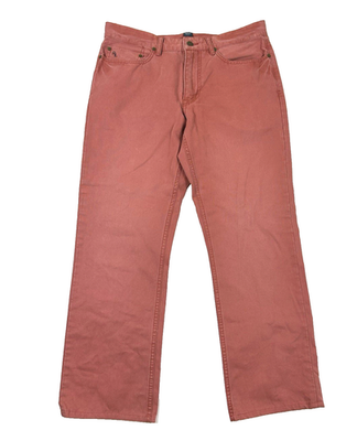 Polo Ralph Lauren Chino Pants mens 33 x 29 Leather Patch Fade