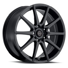 17x7.5 Focal 428sb F-04 Satin Black Wheels 5x100 42mm Set Of 4