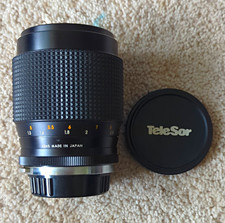 TeleSor Auto 135mm f/2.8 Prime Telephoto Lens Canon FD Mount Clean No Fungus