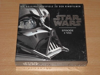 Star Wars Audio CD Box Episode I VIII 1-8 Unabridged (Deutsch) NEU OVP