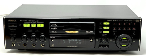 RSQ RSQ-MV333 Karaoke Audio Mic Video CD Player 3-Tray Disc - Working