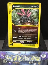 Pokemon Karte Sneasel 110/147 Aquapolis Reverse Holo E Reader WOTC Played