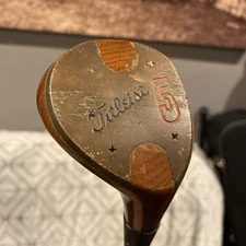 Titleist Tour Model Persimmon 5 WoodReg Flex True Temper Dynamic Rare