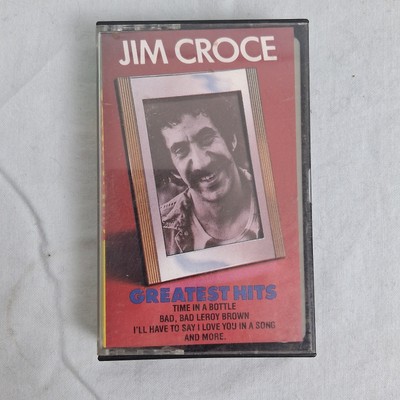 Jim Croce GREATEST HITS 1989 Cassette Tape Time in a Bottle Bad Bad Leroy Brown