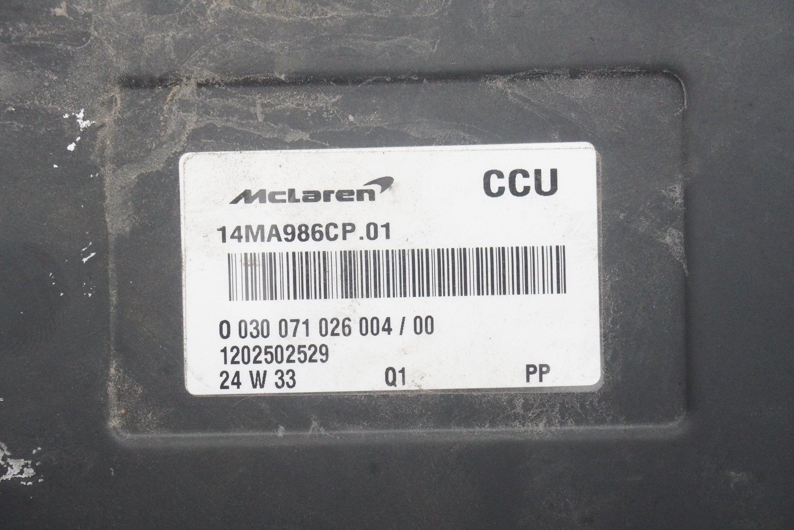 McLaren 750S Spider 2025 Body control module P/N 14MA986CP