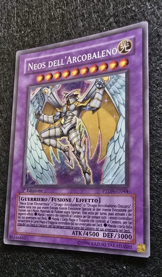 Yugioh! Neos Dell'Arcobaleno Rara Segreta Prima Edizione Oscurità Fantasma 2008 - Immagine 3 di 4