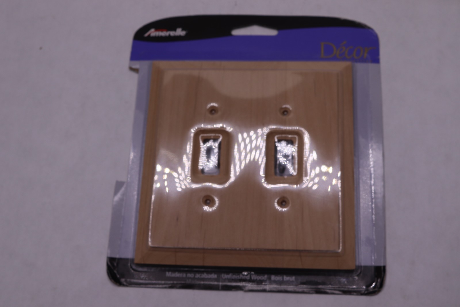 Amerelle Baker Blank Unfinished Wood Wall Plate 
