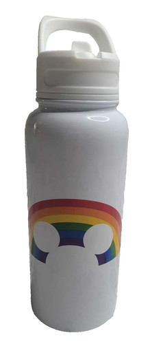 Disney Pride Collection Mickey Mouse Rainbow Water Bottle Stainless Steel 33.8oz