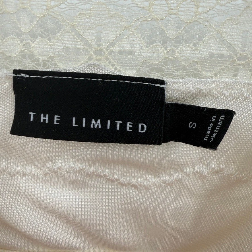 De Colección The Limited Mujer Cuentas Encaje Y2K Satén Cami Top Talla S Coqueta Hada Foto 3 de 4