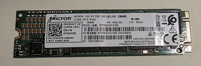 Micron 1100 512GB M.2 2280 SATA SSD MTFDDAV512TBN - TESTS GOOD