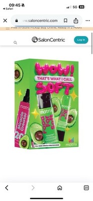 MATRIX FOOD FOR SOFT HYDRATING SHAMPOO, CONDITIONER AND MIRACLE Spray